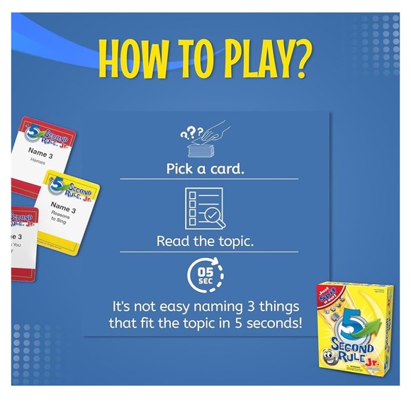 5 Second Rule Jr. Game - New! Unopened! - Picture 4 of 5